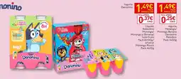 Recheio logurte Danonino promoção