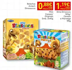 Recheio Bolachas Artiach Dinosaurus promoção