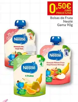 Recheio Bolsas de fruta nestlé promoção
