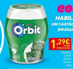 Recheio Pastilha Orbit Gama Bottle promoção