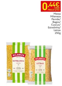 Recheio Massa milaneza estrelinha letras promoção