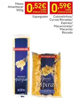 Recheio Massa Amanhecer Esparguete promoção