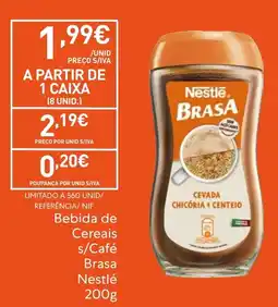 Recheio Bebida de Cereais s/Café Brasa Nestlé promoção