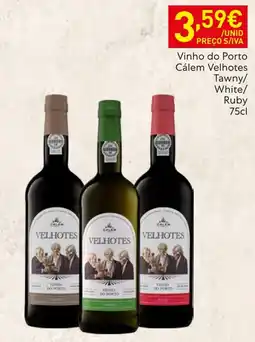 Recheio Vinho do Porto Cálem Velhotes promoção