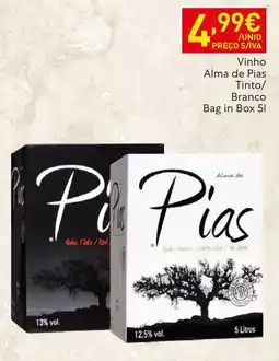 Recheio Vinho Alma de Pias promoção
