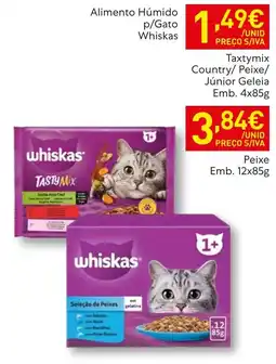 Recheio Alimento Húmido p/Gato Whiskas promoção