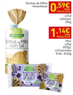 Recheio Tortitas de Milho Amanhecer promoção