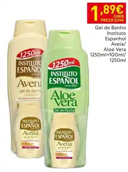 Recheio Gel de banho instituto espanhol aveia/ aloe vera promoção