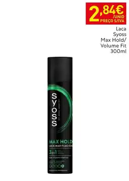Recheio Laca Syoss Max Hold/Volume Fit promoção