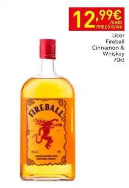 Recheio Licor fireball cinnamon & whiskey promoção