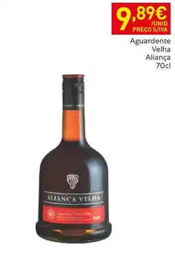 Recheio Aguardente Velha Aliança promoção