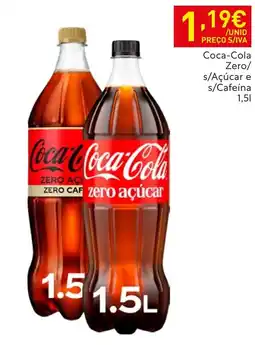 Recheio Coca-Cola zero açúcar promoção