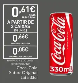 Recheio Coca-Cola Sabor Original promoção