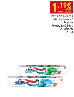 Recheio Aquafresh pasta de dentes menta fresca promoção
