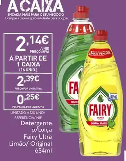 Recheio Detergente p/Loiça Fairy Ultra promoção