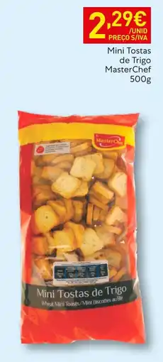 Recheio Mini Tostas de Trigo MasterChef promoção
