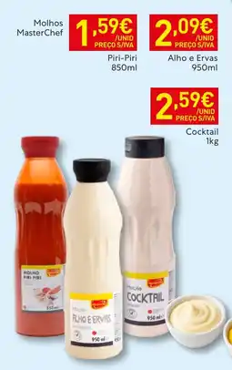Recheio Molhos MasterChef promoção