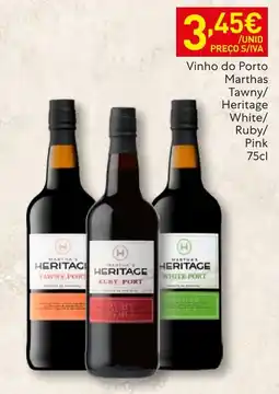 Recheio Vinho do Porto Marthas promoção