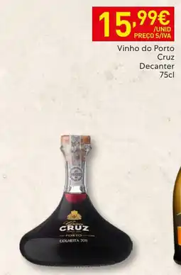 Recheio Vinho do Porto Cruz Decanter promoção
