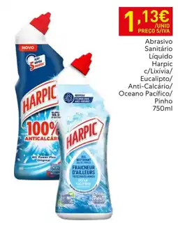 Recheio Abrasivo Sanitário Líquido Harpic promoção