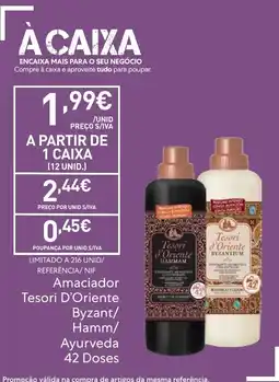 Recheio Amaciador Tesori D'Oriente Byzant/ Hamm/ Ayurveda promoção