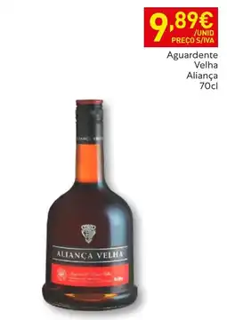 Recheio Aguardente Velha Aliança promoção