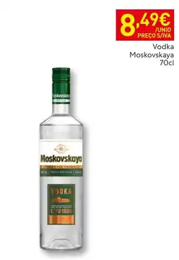 Recheio Vodka Moskovskaya promoção