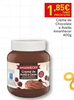 Recheio Amanhecer creme de avelã e cacau promoção