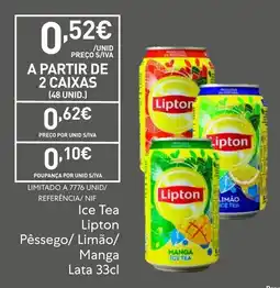 Recheio Ice Tea Lipton Pêssego/ Limão/ Manga promoção
