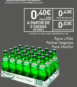 Recheio Água c/Gás Pedras Salgadas promoção