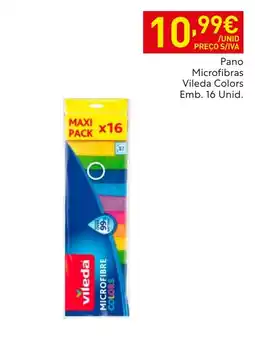 Recheio Pano Microfibras Vileda Colors promoção