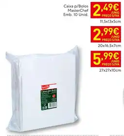 Recheio Caixa p/bolos masterchef promoção