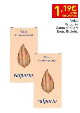 Recheio Velas de Aniversário valporto promoção