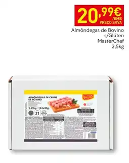 Recheio Almôndegas de bovino masterchef s/glúten promoção