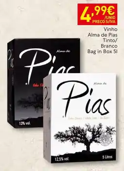 Recheio Vinho Alma de Pias promoção