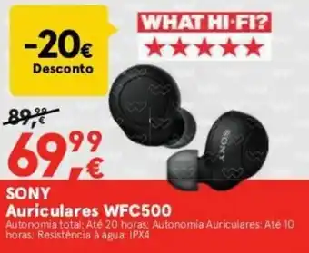 Worten Sony Auriculares WFC500 promoção