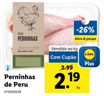 Lidl Perninhas de Peru promoção