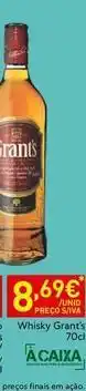 Recheio Grant's - whisky promoção