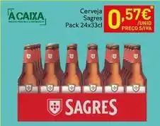 Recheio Sagres - cerveja promoção