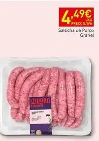 Recheio Izidoro - salsicha de porco promoção
