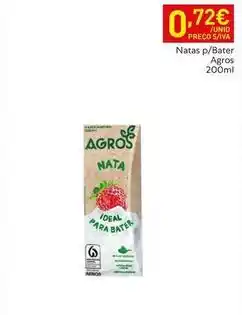 Recheio Agros - natas p/bater promoção