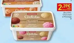 Recheio Amanhecer - baunilha, chocolate e morango promoção