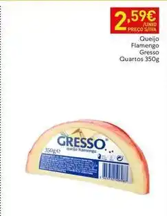 Recheio Gresso - queijo flamengo promoção