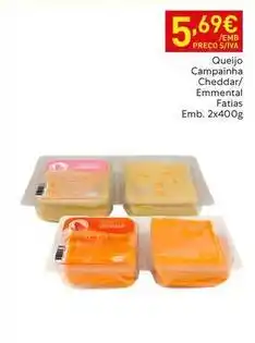 Recheio Queijo campainha cheddar/ emmental promoção