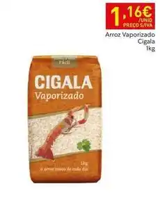Recheio Cigala - arroz vaporizado promoção