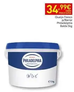 Recheio Philadelphia - queijo fresco p/ barrar promoção