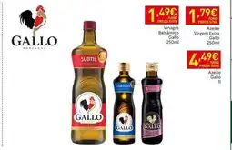 Recheio Gallo - vinagre balsamico promoção