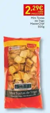 Recheio Mini - tostas de trigo masterchef promoção