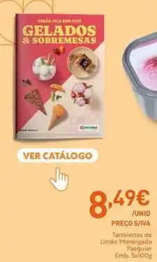 Recheio com - tartelettes de limón merenada promoção