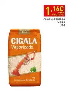 Recheio Cigala - arroz vaporizado promoção